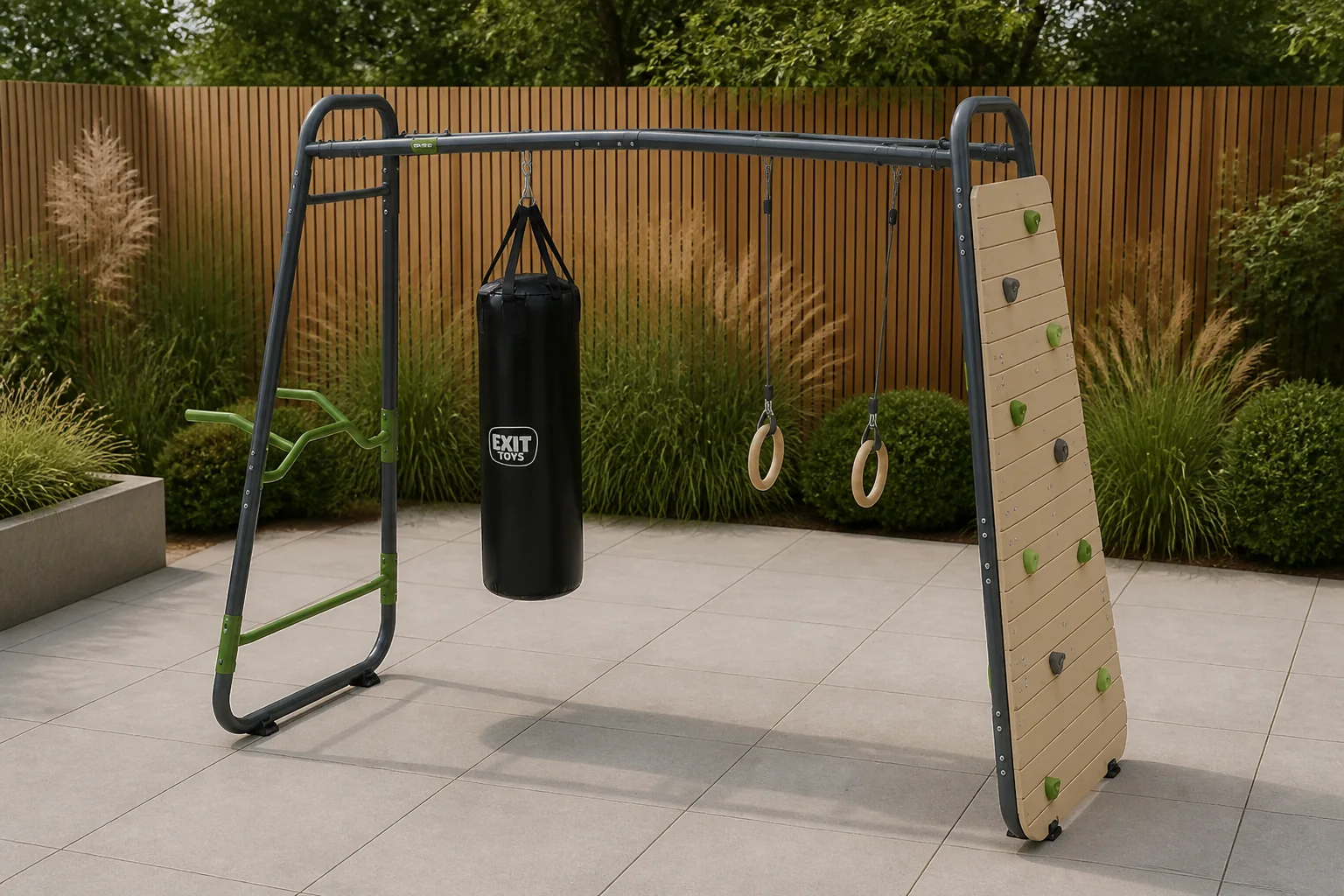 Sfeerfoto van Exit Toys GetSet monkeybar MB220 – Grijs