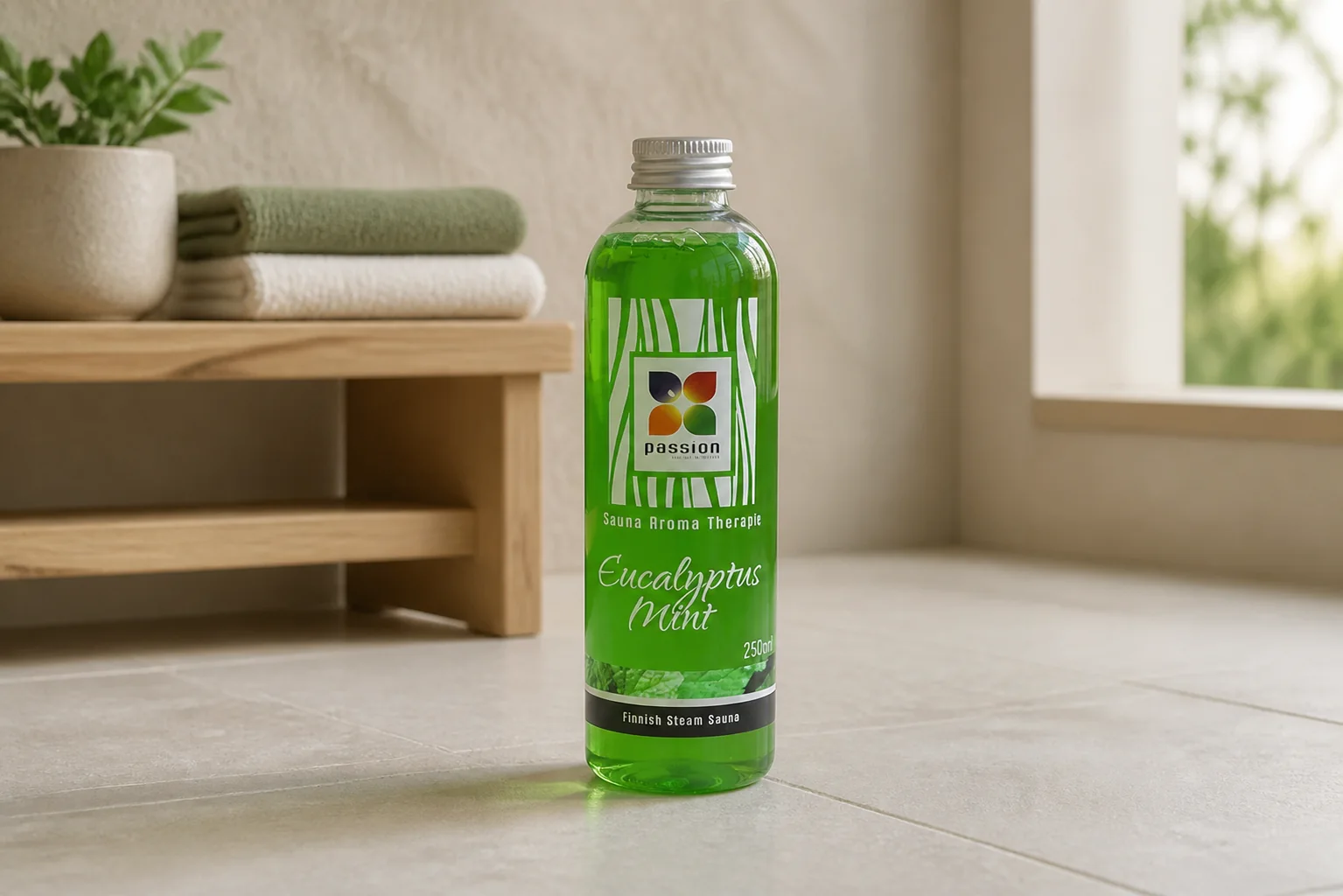 Sfeerfoto van Passion Sauna Aromatherapy Eucalyptus-Mint