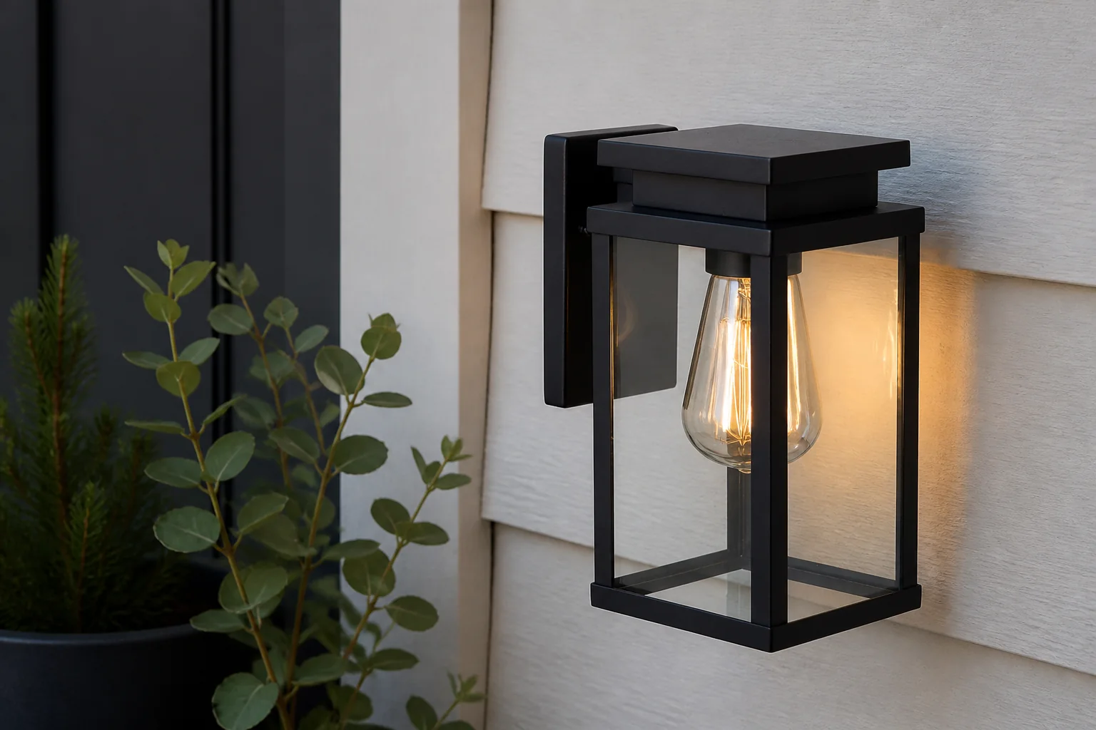 Sfeerfoto van Ks verlichting Buitenlamp jersey zwart I K.S. Verlichting