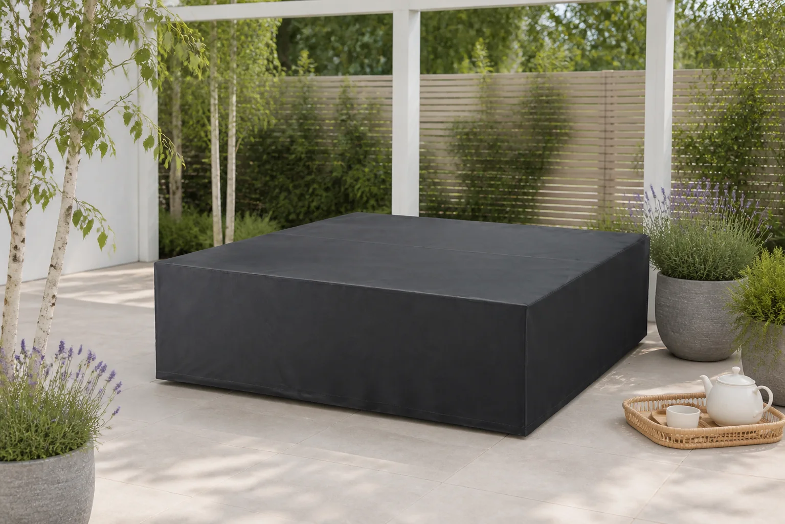 Sfeerfoto van Platinum AeroCover | Loungesethoes 235 x 235 x 70(h) cm