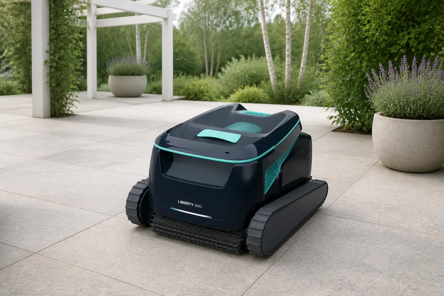 Sfeerfoto van OLP Poolstyle | Zwembadrobot Dolphin Liberty 600