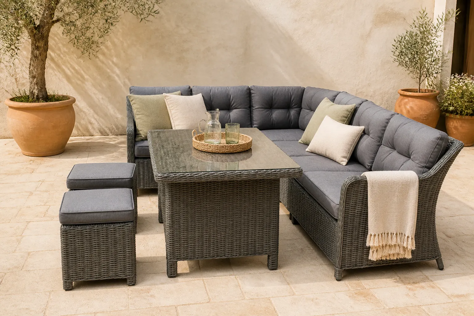 Sfeerfoto van Fonteyn | Lounge-Diningset Camden | Charcoal