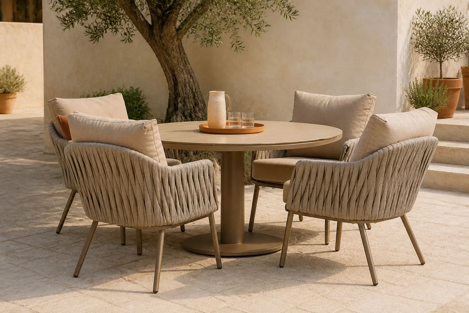 Sfeerfoto van Taste by 4 Seasons | Cannes Low Diningset | Terre
