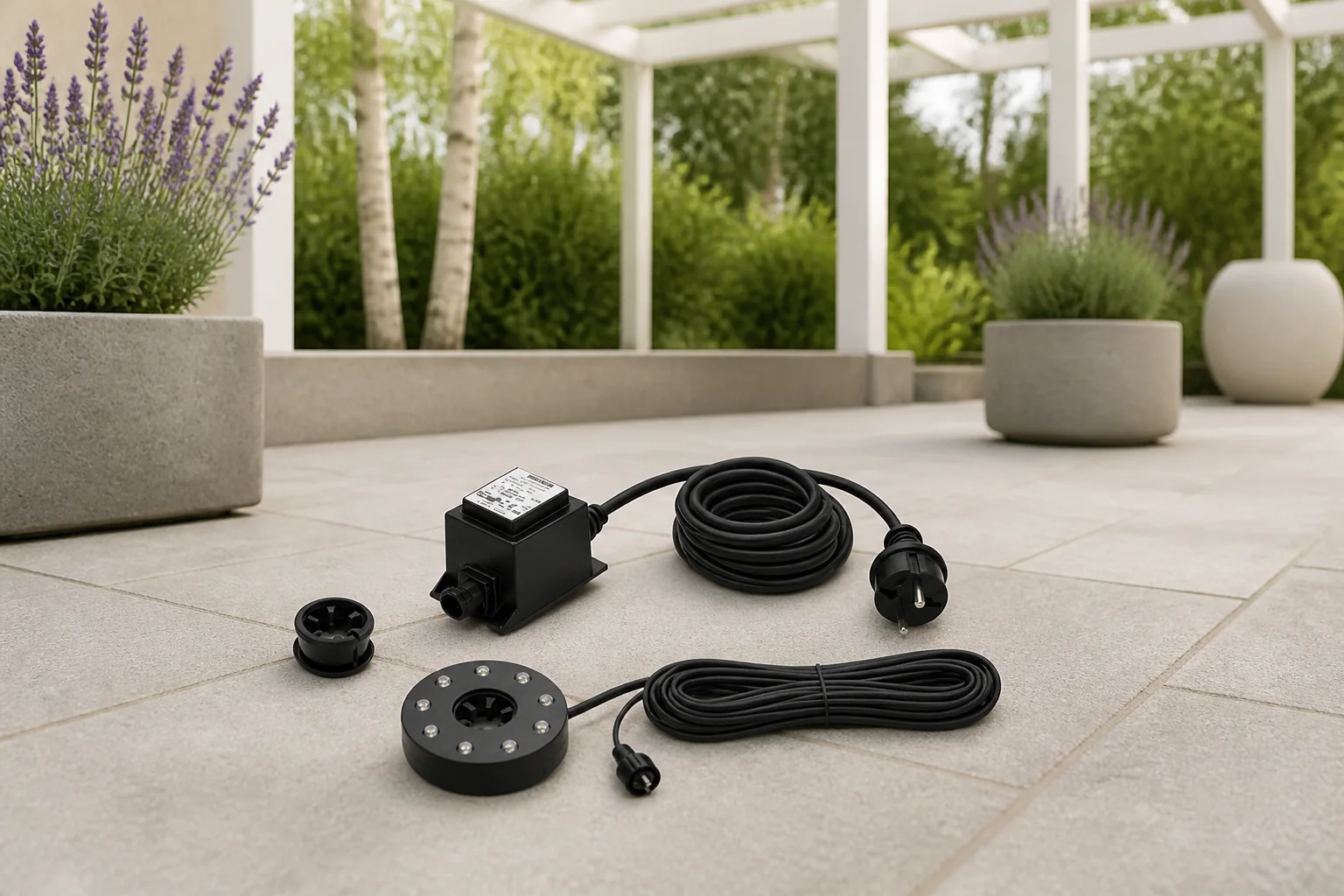 Sfeerfoto van Pontec Vijververlichting Pondostar Led Ring Compact