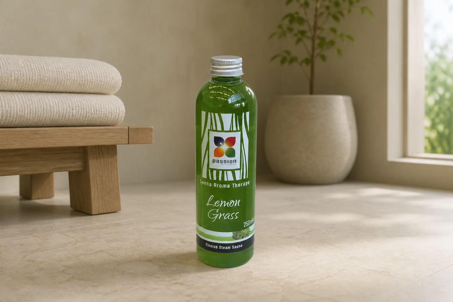 Sfeerfoto van Passion Sauna Aromatherapy Lemon Grass
