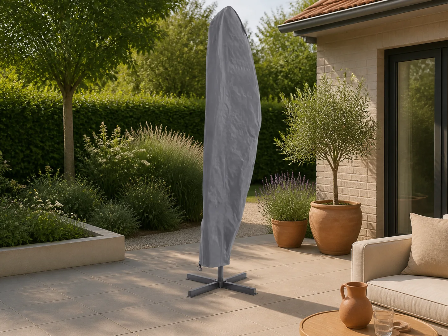 Sfeerfoto van Winza | Parasolhoes Premium Max. 400 cm