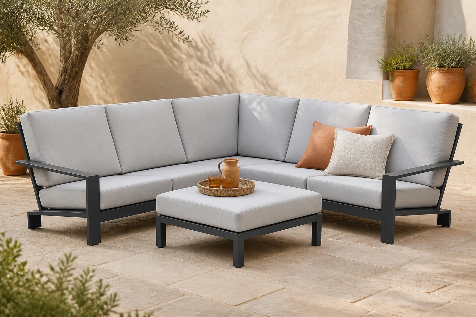 Sfeerfoto van Garden Impressions Lincoln loungeset – Antraciet