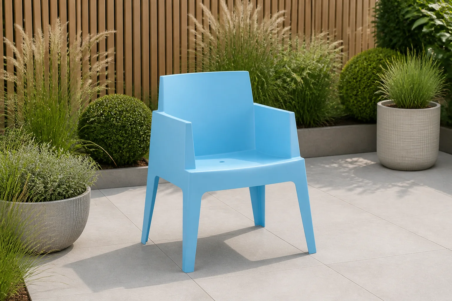 Sfeerfoto van Garden impressions Box tuinstoel lichtblauw – blauw