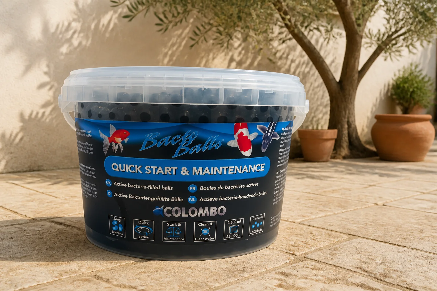 Sfeerfoto van Colombo Bacto balls 2500ml