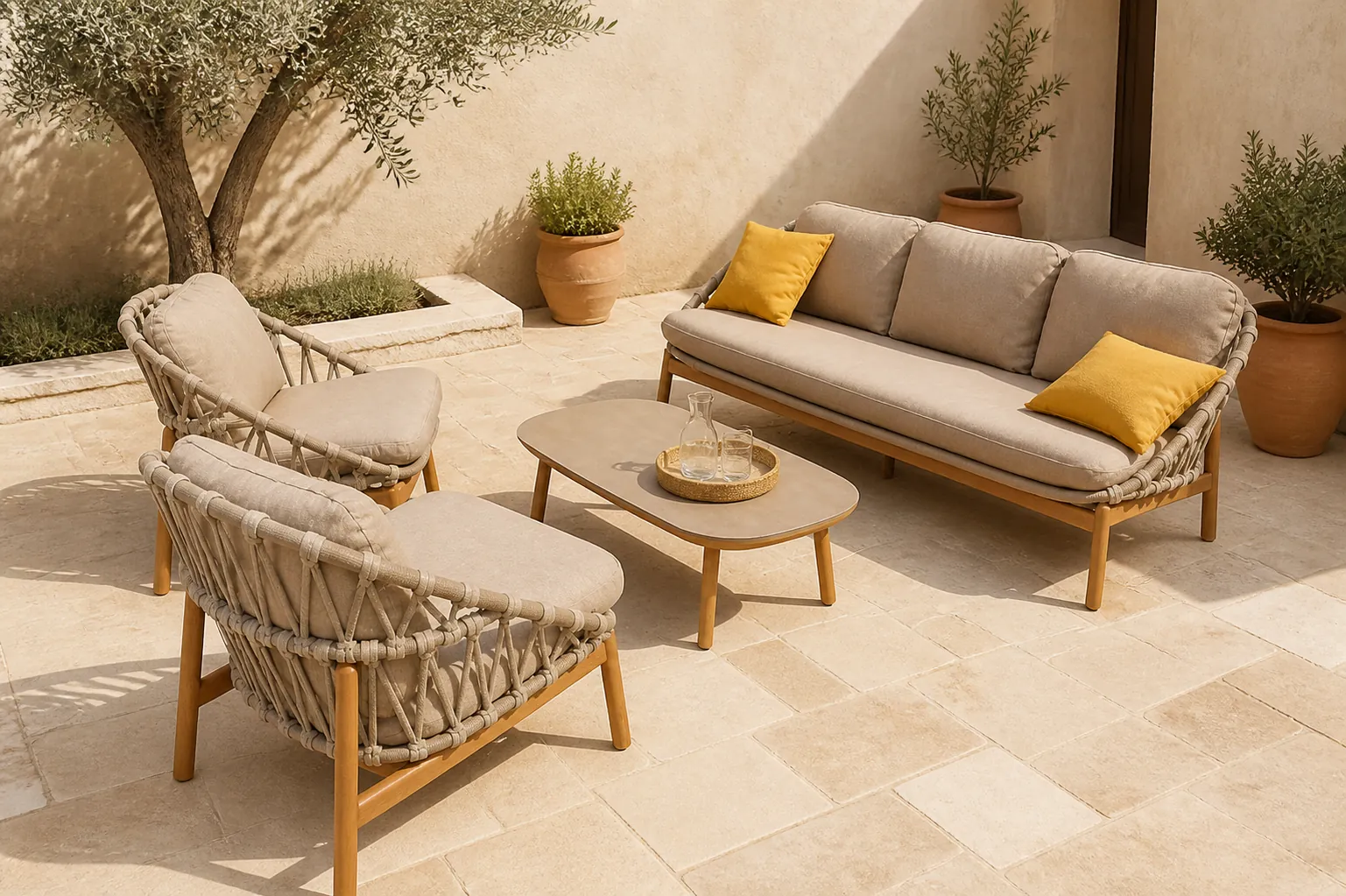 Sfeerfoto van Driesprong collection Montana Loungeset