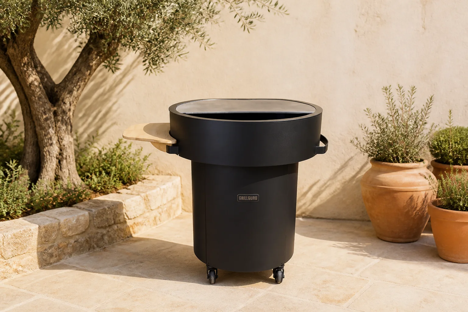 Sfeerfoto van Hortus Grill guru bbq plancha Grill guru – zwart