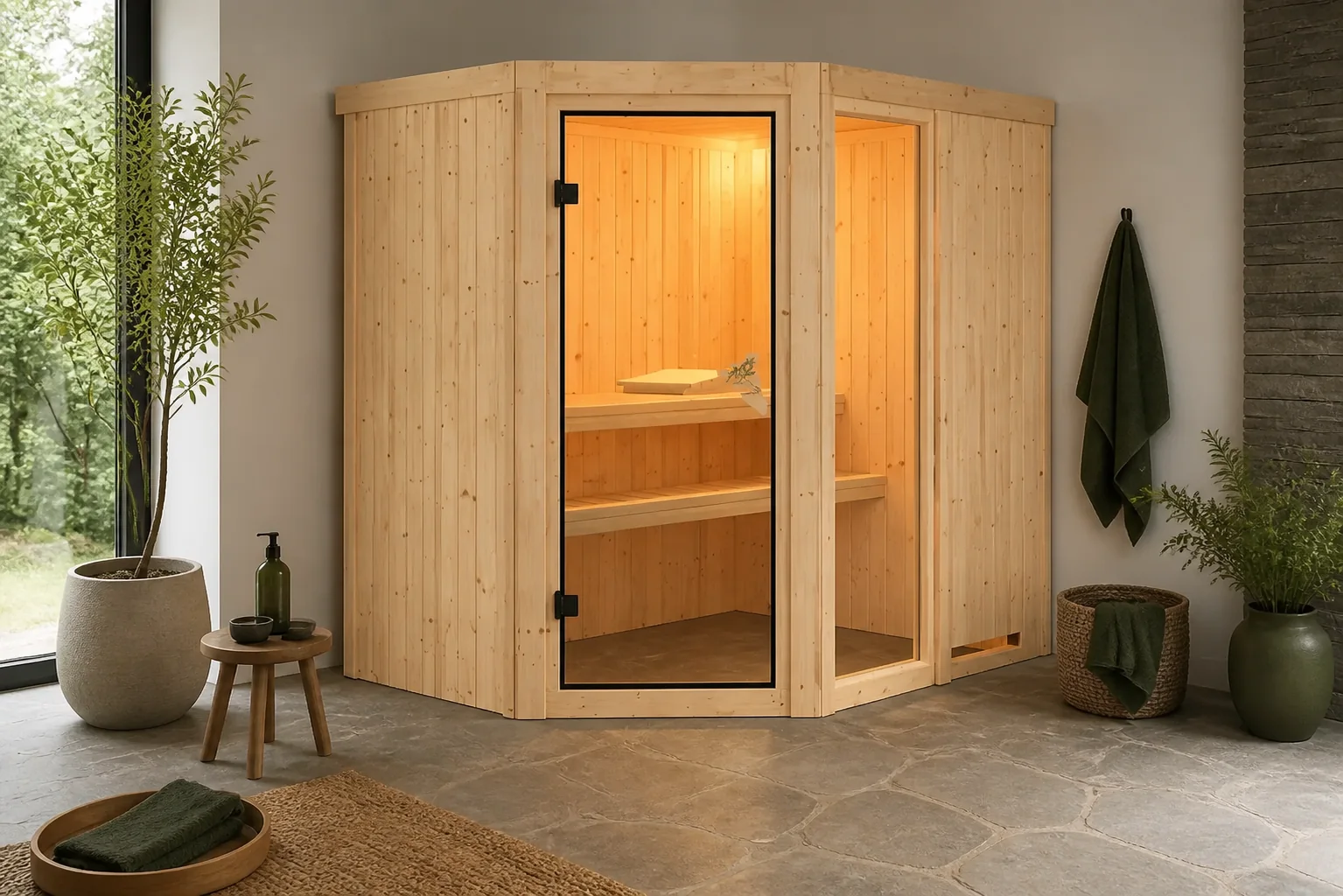 Sfeerfoto van Karibu | Fiona 1 Sauna