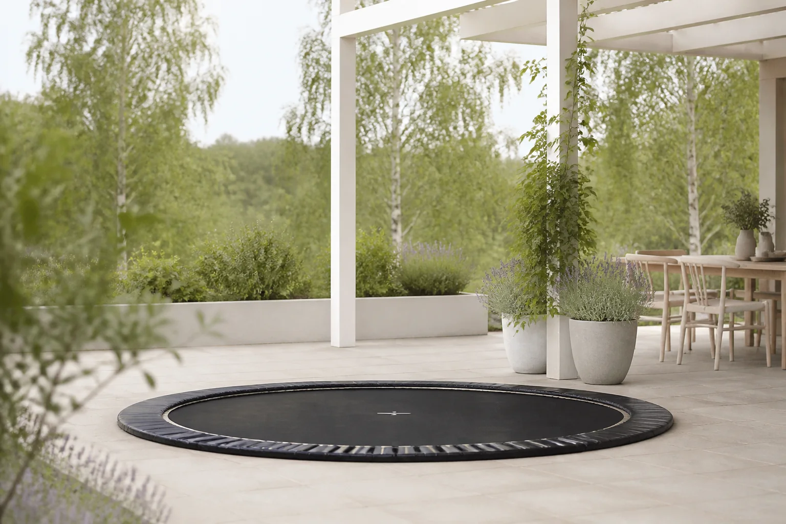 Sfeerfoto van BERG SPORTS Grand Favorit InGround 520 Black 520.00 cm