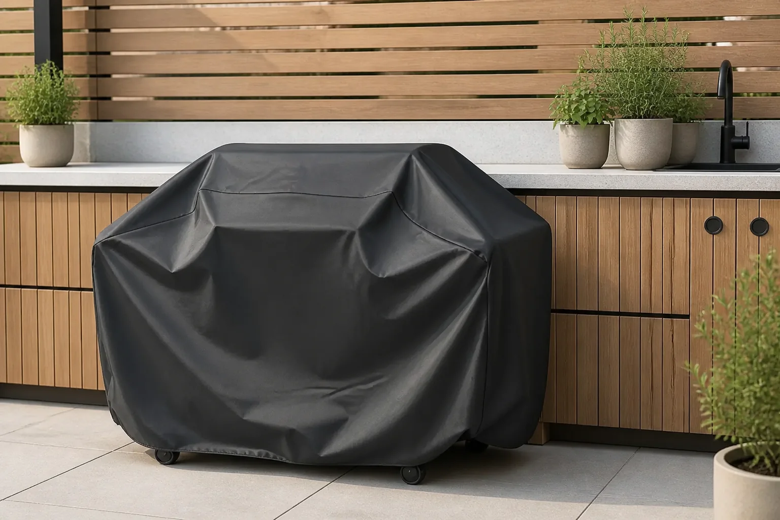 Sfeerfoto van Platinum AeroCover | Afdekhoes Buitenkeuken | XL