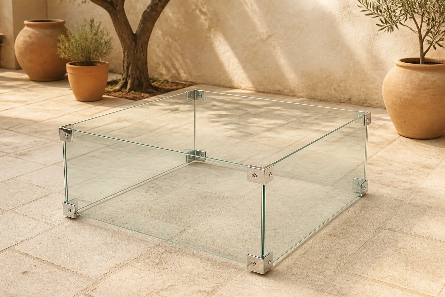Sfeerfoto van Happy Cocooning | Glazen Ombouw Cocoon Table