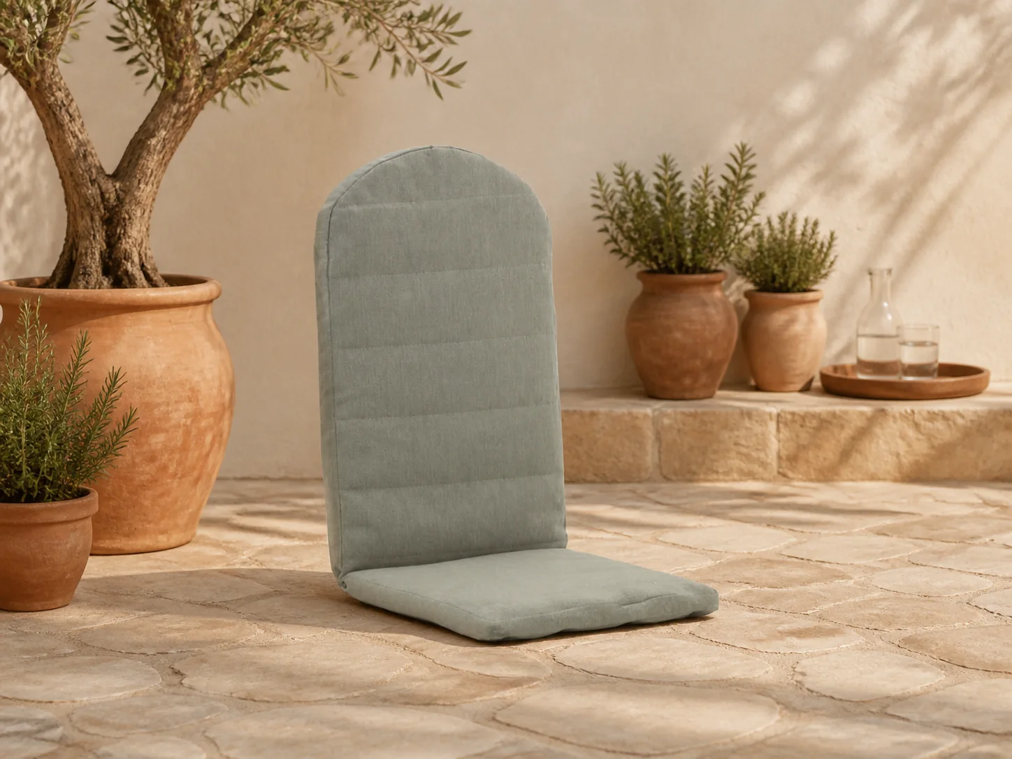 Sfeerfoto van Madison Adirondack kussen t.b.v. bearchair 128x48cm – Groen