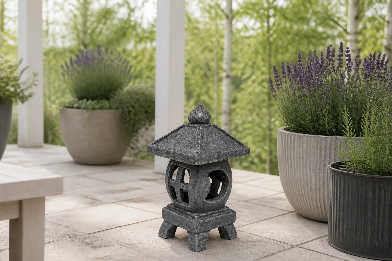 Sfeerfoto van Superfish Eco deco lantern – grijs