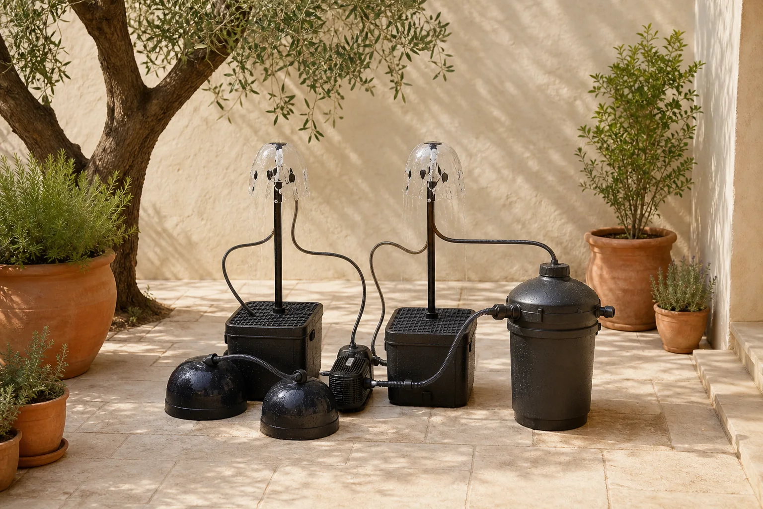 Sfeerfoto van Nature Biopressure drukfilter 6000 uvc9w