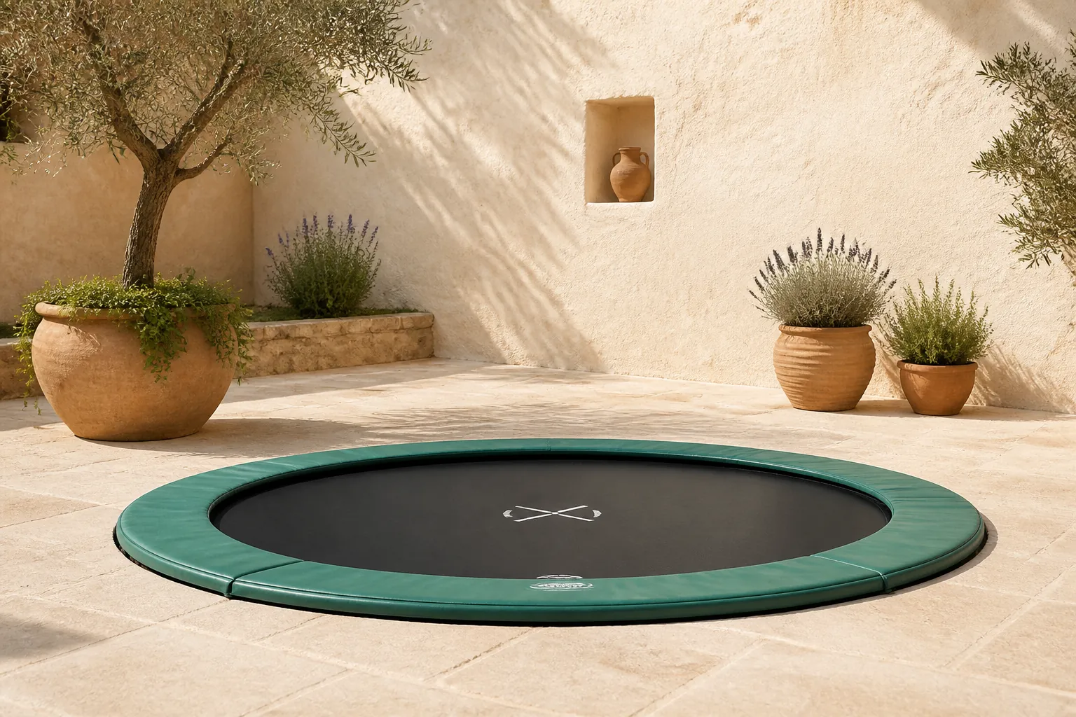 Sfeerfoto van BERG SPORTS Favorit InGround 380 Green 380.00 cm