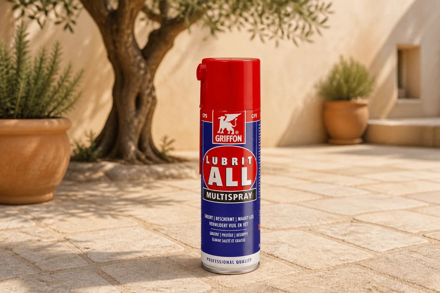 Sfeerfoto van Meuwissen agro Griffon Lubrit-all smeermiddel 300ml