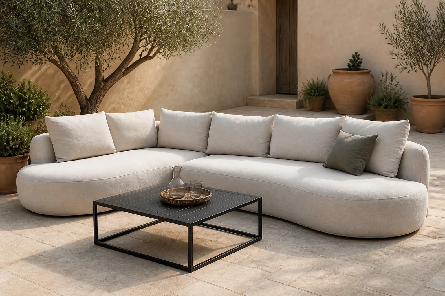 Sfeerfoto van Fonteyn | Loungeset Solena | Almond