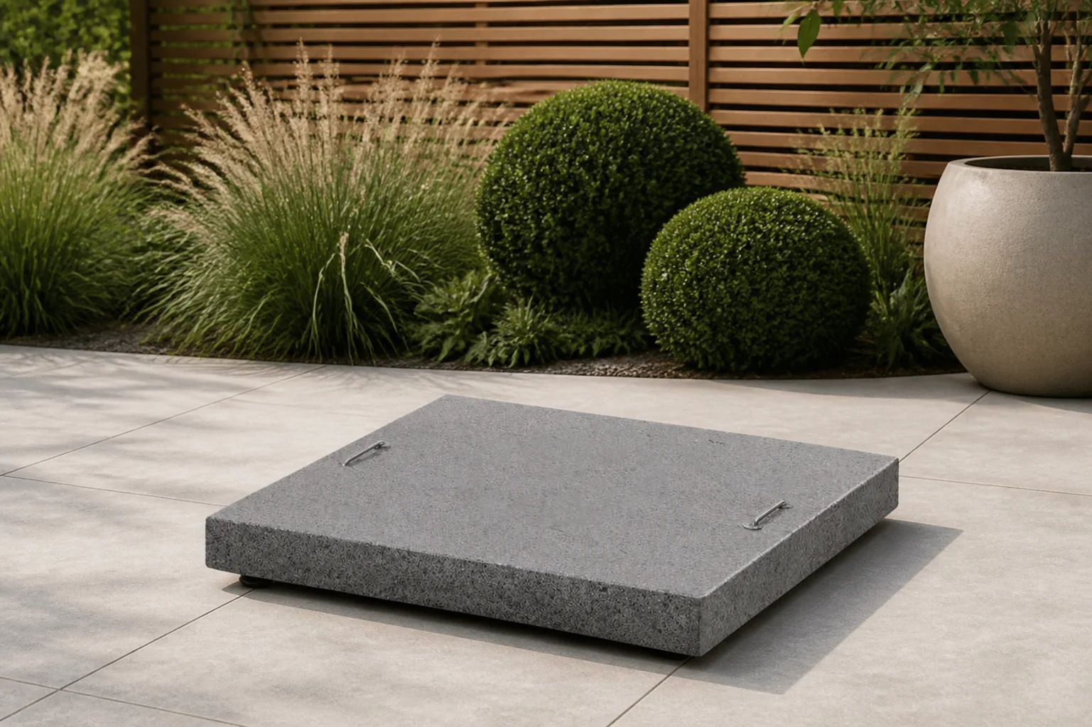 Sfeerfoto van 4 Seasons Outdoor | Siesta/Hacienda Parasolvoet 125 k | Anthracite
