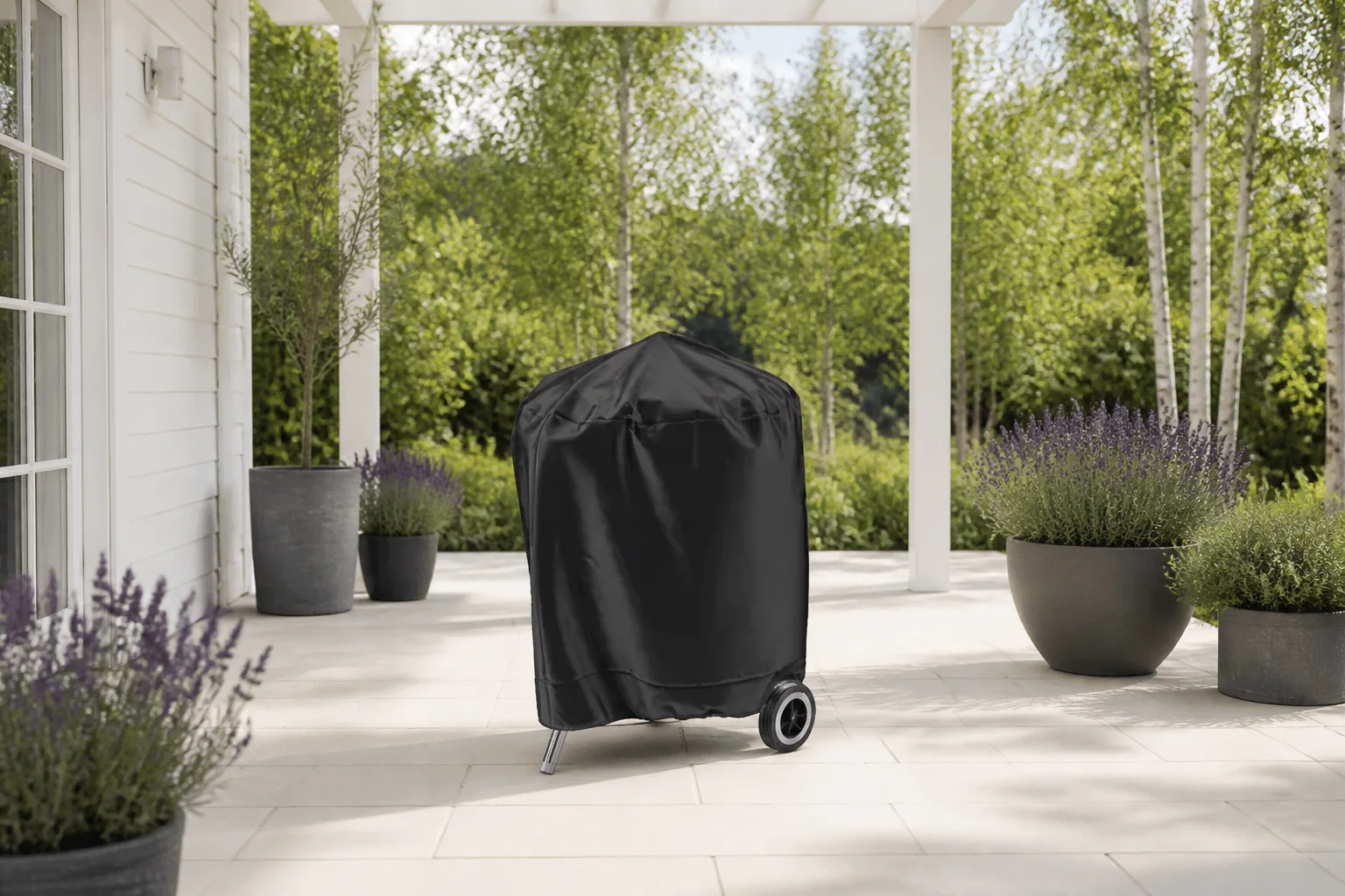 Sfeerfoto van Platinum AeroCover | Afdekhoes BBQ Ø67 cm