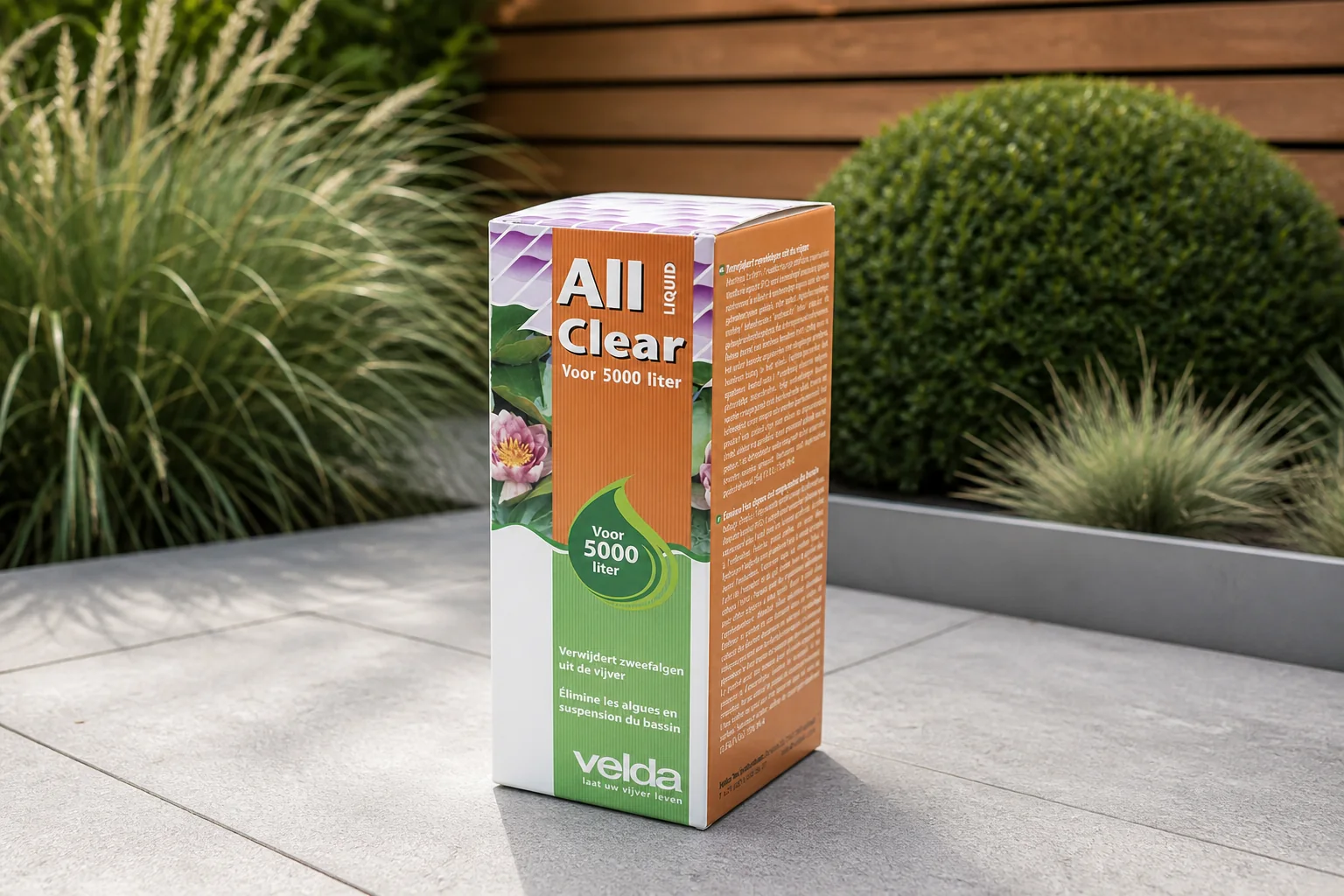 Sfeerfoto van Velda All Clear Liquid 250 ml vijver – Zie Foto