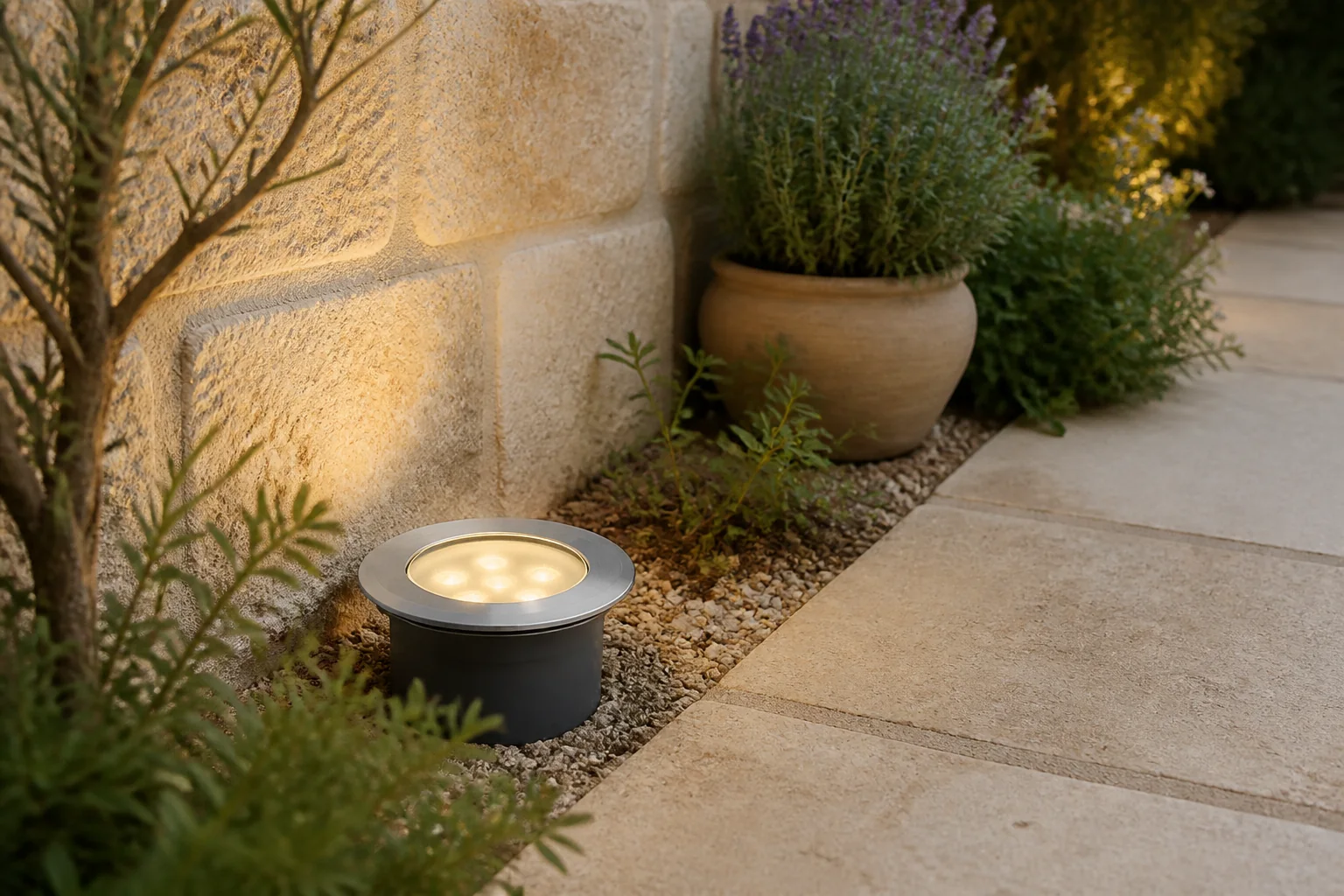 Sfeerfoto van Garden lights Buiten verlichting Sirius – grijs