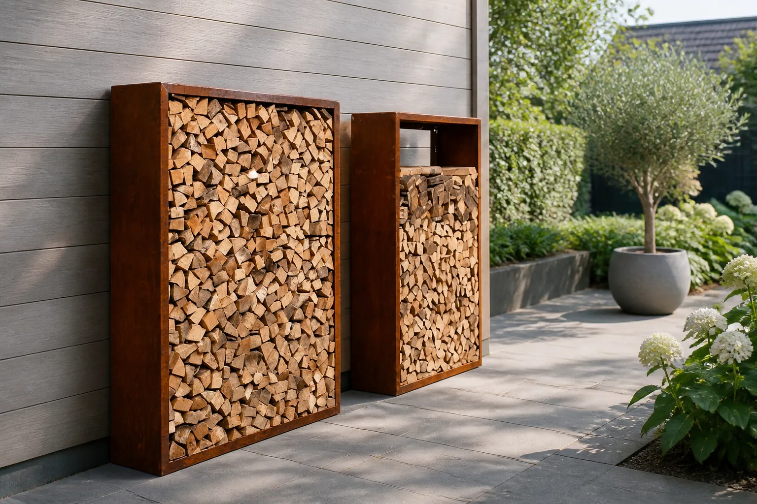 Sfeerfoto van Geroba Houtopslag Egura 100 x 38,5 x 100 cm – hout