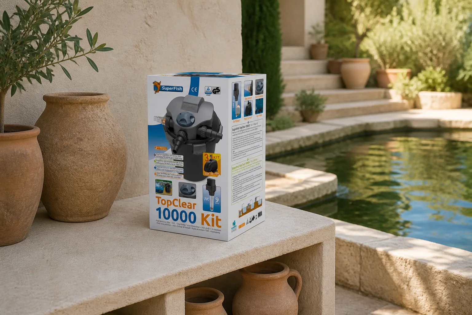 Sfeerfoto van Superfish Topclear Kit 10000 vijver