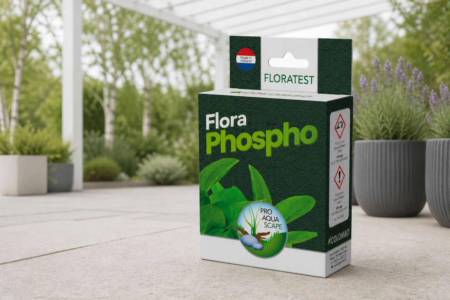 Sfeerfoto van Colombo flora phospho test