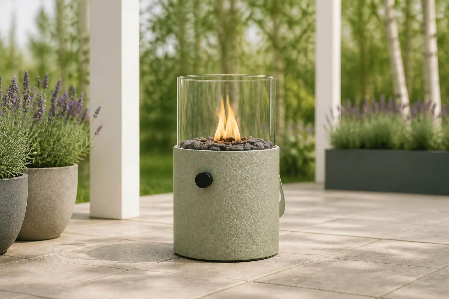 Sfeerfoto van Cosiscoop Original marble stone – Groen