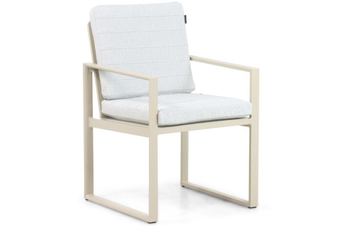 Lifestyle Garden Furniture Nuno dining tuinstoel – Taupe-naturel-bruin