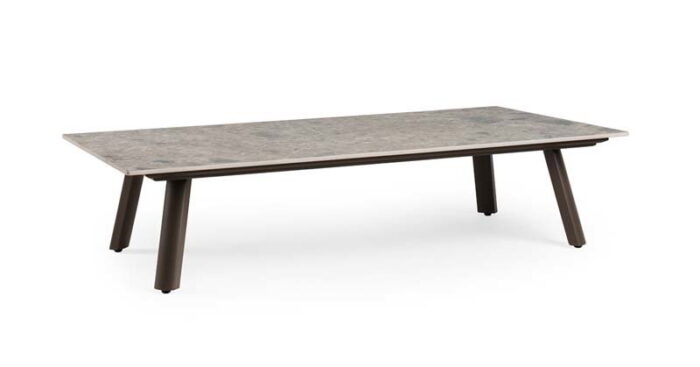 Tierra outdoor Oasis lounge tafel dekton ceppo chocolat 150 x 80 cm