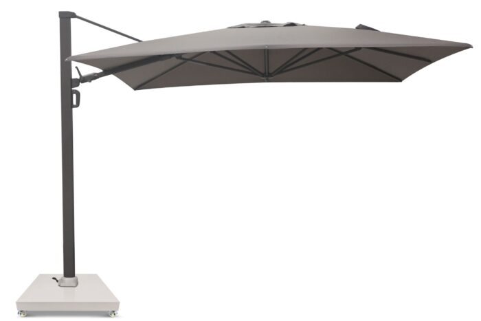 Camello Luna zweefparasol 3x3m S2 Excellent (excl. voet) – Taupe-naturel-bruin