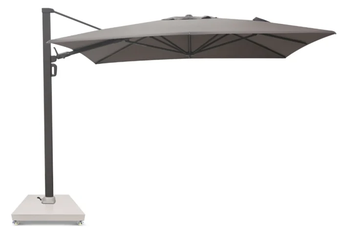 Camello Luna zweefparasol 3x3m S2 Excellent (excl. voet) - Taupe-naturel-bruin