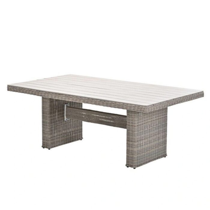 Garden impressions Tennessee Tuintafel Vintage Willow 180×100 cm – bruin;grijs