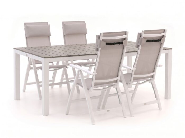 Bellagio tuinmeubelen Bellagio Avenza/Fidenza 183cm dining tuinset 5-delig verstelbaar Laagste prijsgarantie!