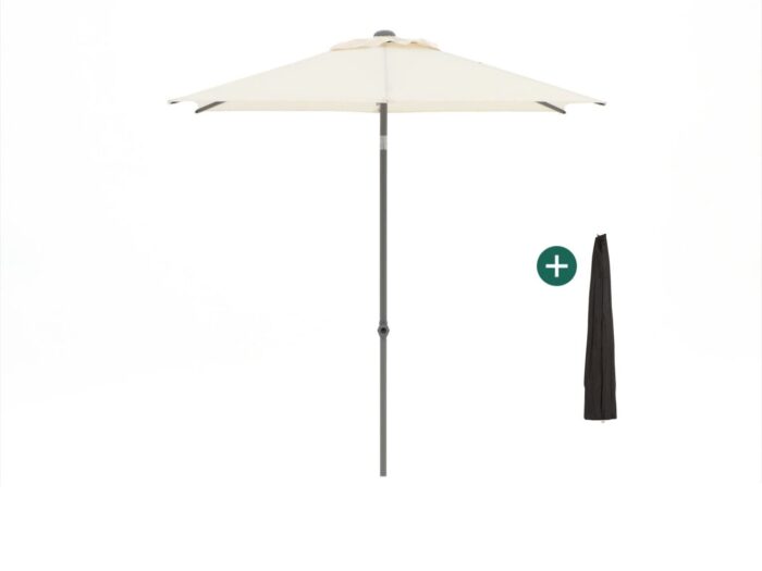 Shadowline Push-up parasol 210x150cm Laagste prijsgarantie! – Wit