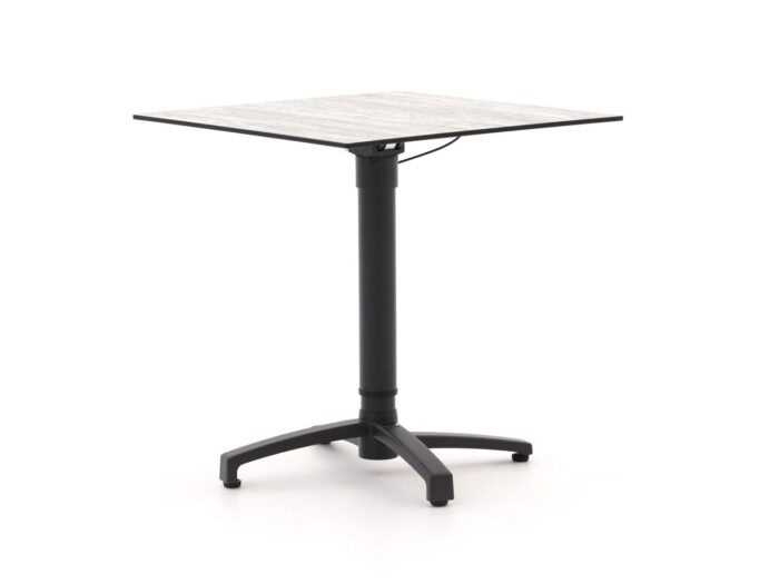 Bellagio tuinmeubelen Canzo klaptafel 70x70x73/109cm verstelbaar – Grijs