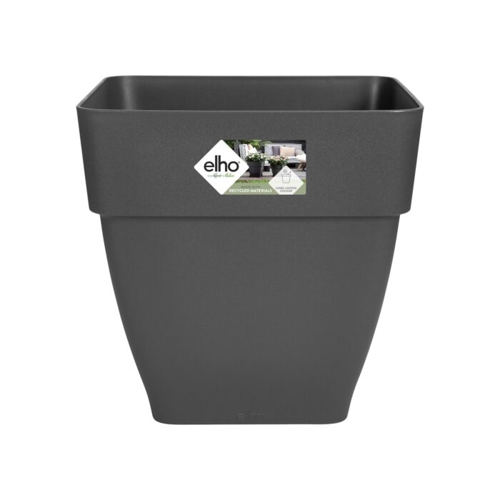 Elho Vibia Campana Vierkant 37 bloempot zwart