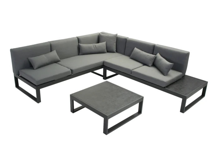 Aluminium loungeset Malaga 6 personen