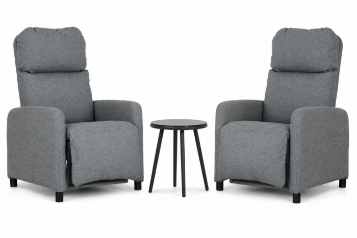 Lifestyle Garden Furniture Real bistro tuinset 3-delig verstelbaar – Transparant