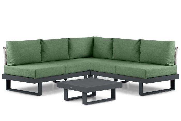 Lifestyle Garden Furniture Lorenzo hoek loungeset 4-delig – Grijs-antraciet