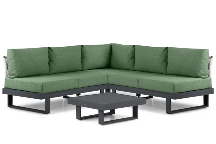 Lifestyle Garden Furniture Lorenzo hoek loungeset 4-delig - Grijs-antraciet