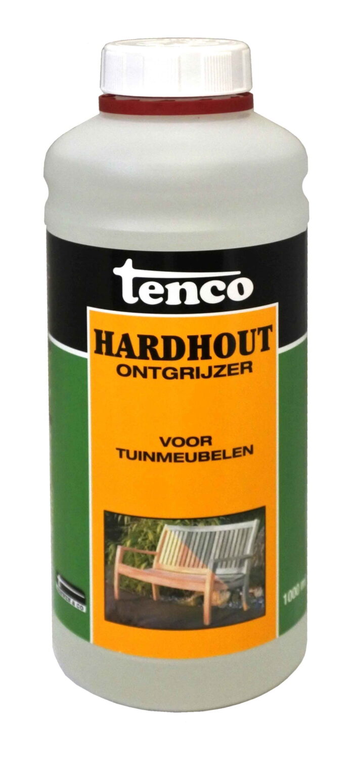 Tenco Hardhout ontgrijzer 1l verf/beits – transparant
