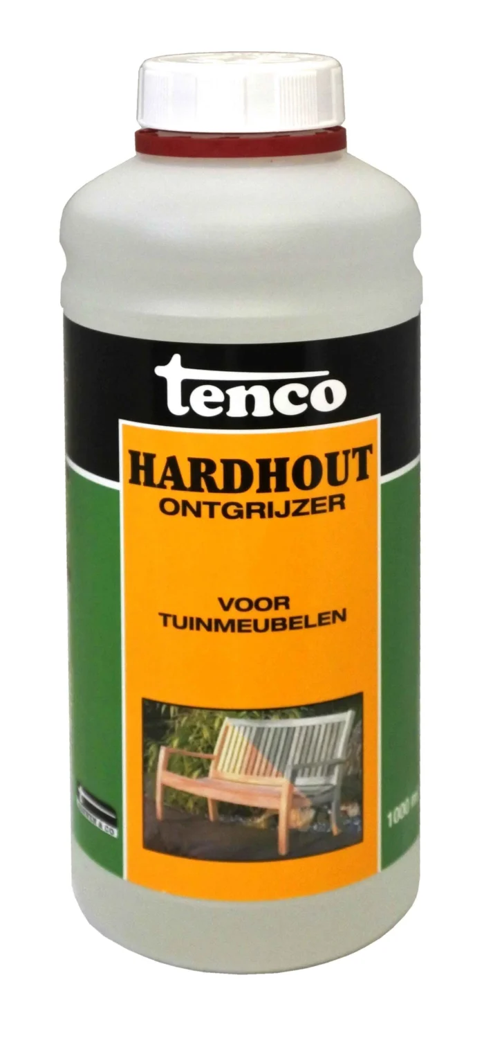 Tenco Hardhout ontgrijzer 1l verf/beits - transparant