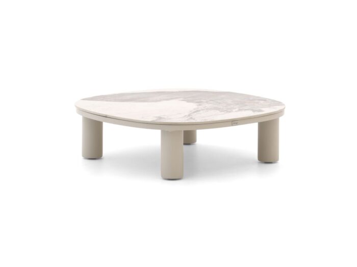 Bellagio tuinmeubelen Bellagio Gorizia lounge tuintafel 90x90x27cm Laagste prijsgarantie! – Taupe