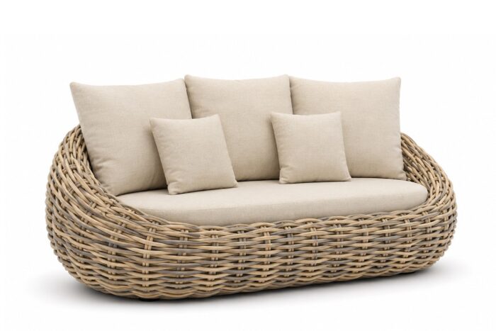 Apple Bee Cocoon lounge tuinbank 3-zits – Zand/Beige